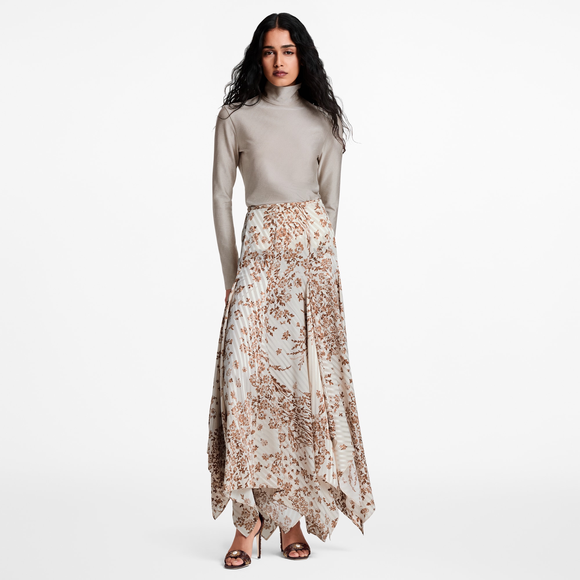 Floral Jacquard Skirt - Ready-to-Wear | LOUIS VUITTON